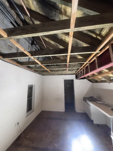 Controlled artex plasterboard strip-out in Finchley Central